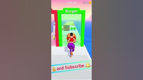 Twerk Race 3D 👸🍔🥦 All levels Gameplay Walk through android ,ios New Game.