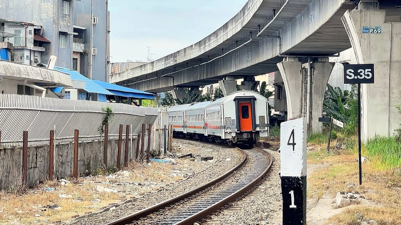 Ngerii ! Detik-Detik ada insiden di Perlintasan Rel Kereta Api