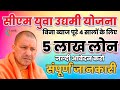 CM Yuva Udyami Yojna UP | Mukhymantri Yuva Udyami Vikas Abhiyan | CM Yuva Finance Brochure