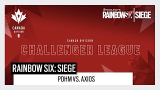 Rainbow Six Esports: North American Challenger League 2020 Play Day 3 - PDHM vs. Axios