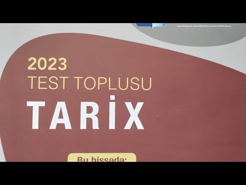 Tarix 1-ci Hissə Yeni Test Toplusu DİM Cavabları (2023)