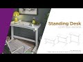 Howto assemble standing desk odp10556