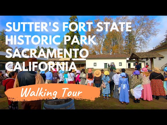 USA Walking Tours - Sutter's Fort State Historic Park in Sacramento, California - class=