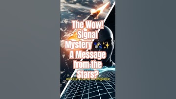 The Wow! Signal Mystery 🛰️✨ A Message from the Stars?