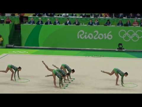 Rhythmic Gymnastics organization Bulgaria Rio Olympic　迫真の演技　新体操　ブルガリア