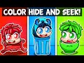 Roblox hide and seek in one color