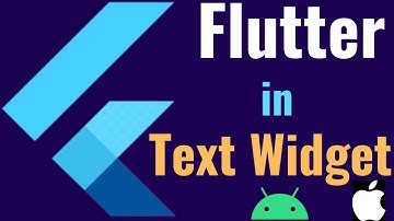 Flutter in Text Widget Bangla Tutorial || Color Widget || Flutter Beginner  Bangla Tutorial.