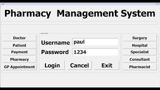 How to Create a Pharmacy Management System in Excel using VBA - Full Tutorial screenshot 2