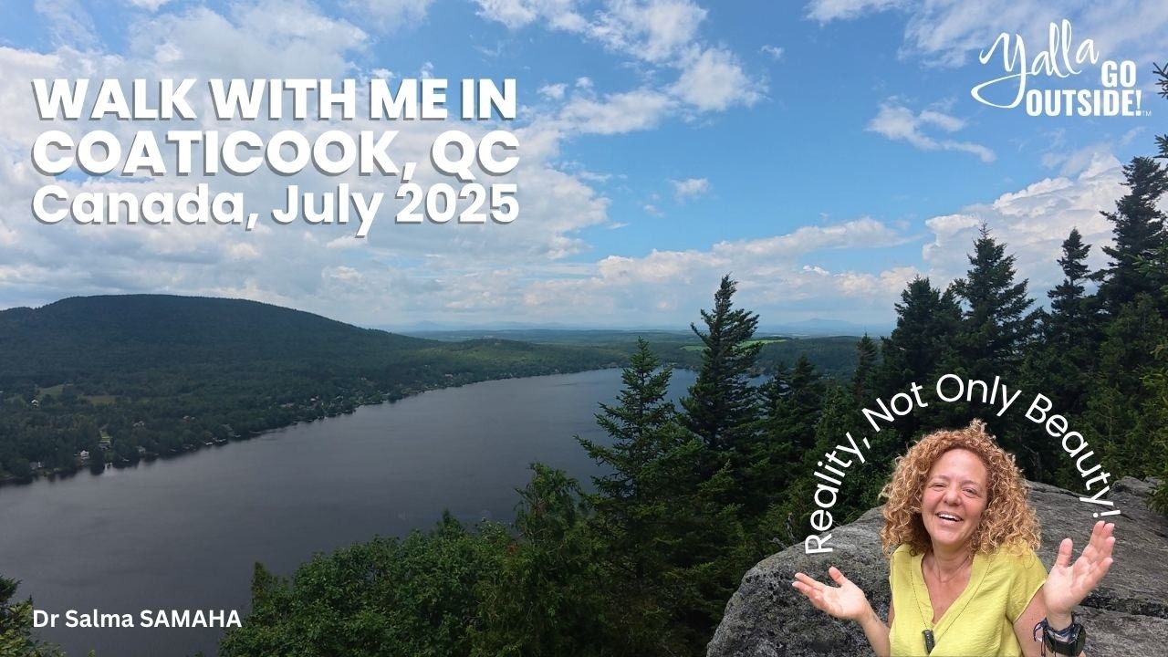 Walk with Me in Coaticook, Quebec, Canada in July 2025