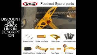 Arashi 2.0 Upgraded Adjustable Rearsets Replacement Shift Linkage Lever Gear Selector For Arashi Foo