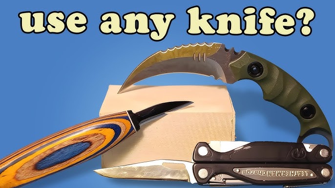 Making a Wood Carving Knife with NO Power Tools! Easy DIY Knife Making  Project. 
