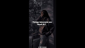 Things Introverts are Good At ! ✨🎀 #introvert #girl #facts #viral #aesthetic #youtube #fypシ