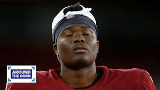 Dwayne Haskins' preseason debut was scary to see - Domonique Foxworth | Around the Horn