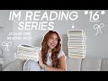 Attempting to finish the 16 series i am in the middle of spoiler free reading vlog episode 2