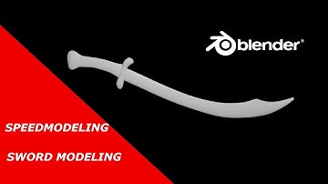 Blender 2.8 | Modeling A sword (Speed modeling)