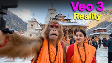 How to Make Viral AI Monkey Vlog Video Using Google VEO 3 on Mobile (FREE Tool)