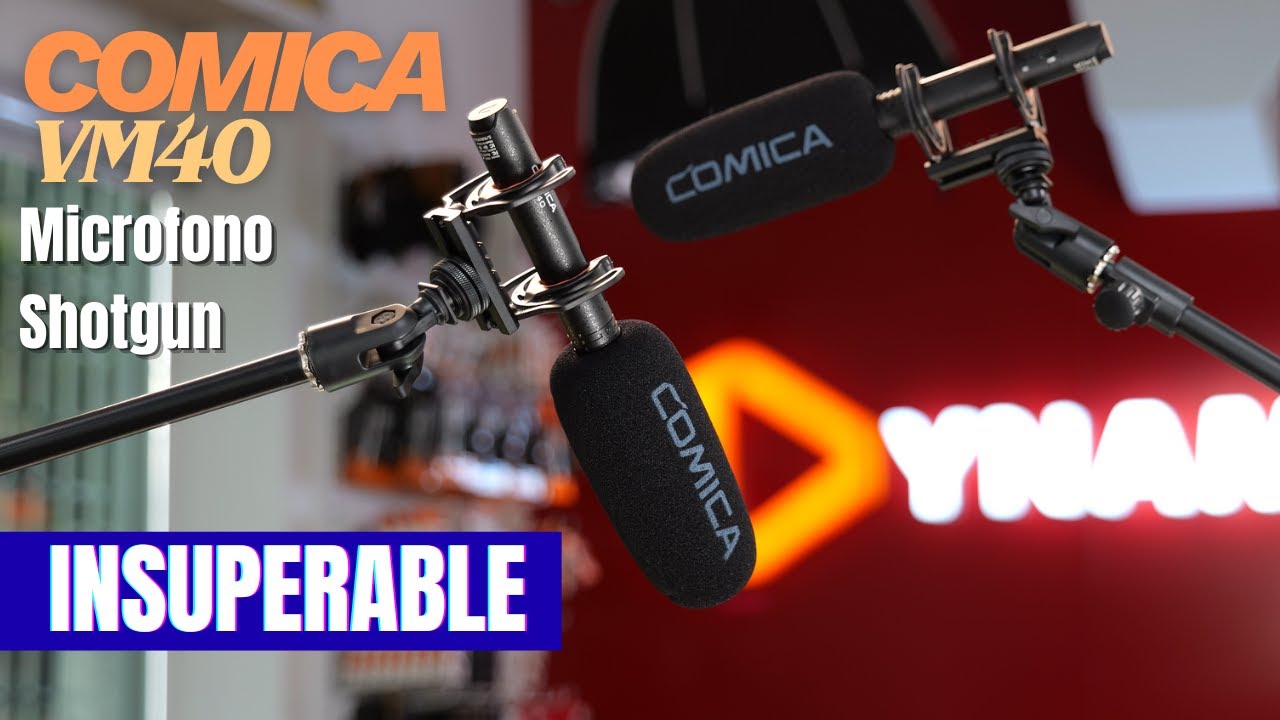 Comica VM40 Combo Shotgun Microphone. An unbeatable shotgun