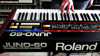 Roland Juno-60 Vintage Analog Synthesizer (1982) "Goodbye 80s" chords