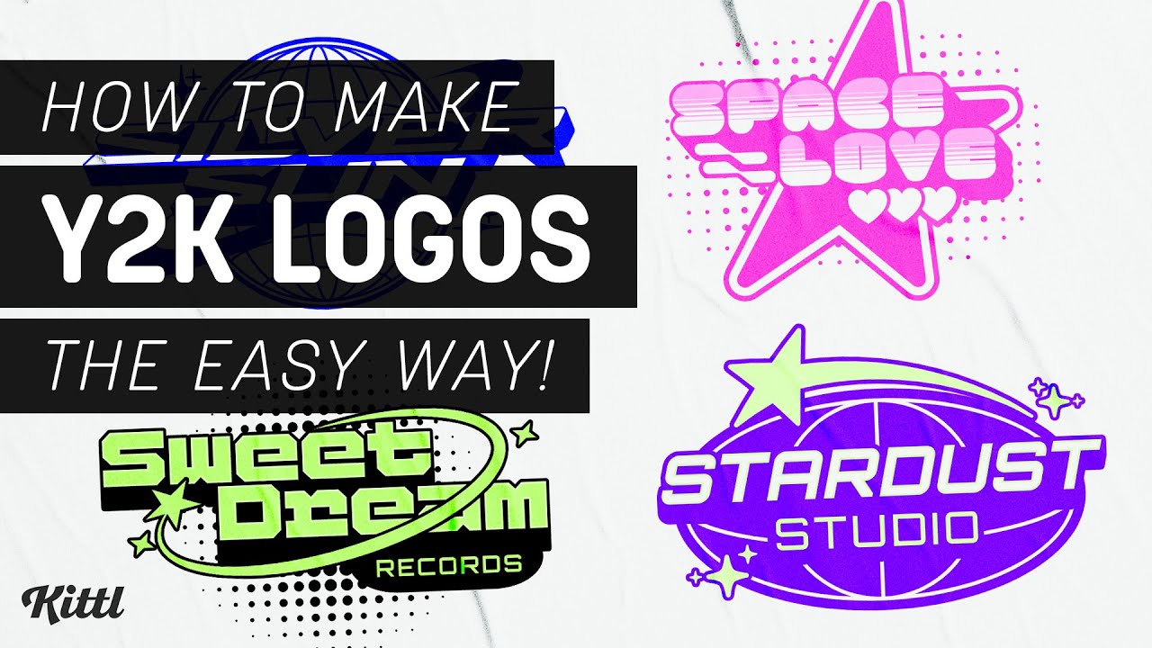 How to Make Y2K LOGOS the EASY Way! - YouTube