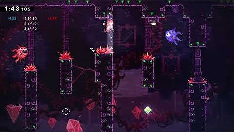 Celeste "Mirror Temple - B-Side" speedrun in 3:12.644