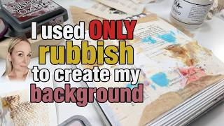 😍 Trash To Fairy Treasure - EASY Art Journal Page for Beginners