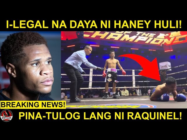 BREAKING: Devin Haney BISTADO! Nang DAYA din pala! | Raquinel PANALO Round 2 KNOCKOUT! class=