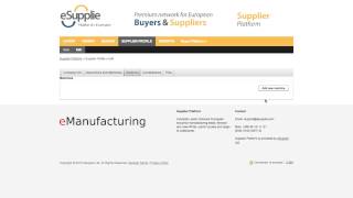 Supplier: Setting up your company's profile