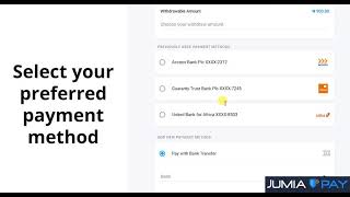 HOW TO WITHDRAW FROM YOUR JUMIA ACCOUNT screenshot 5