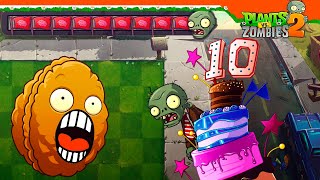 😨 10 ВОЛН ЗОМБИ НА ЭТОМ УРОВНЕ! 🧟‍♂️ Plants Vs Zombies 2 (Растения против Зомби 2) Прохождение