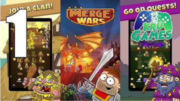 Merge Wars - Best Idle Game Gameplay Walkthrough #1 (Android, IOS)