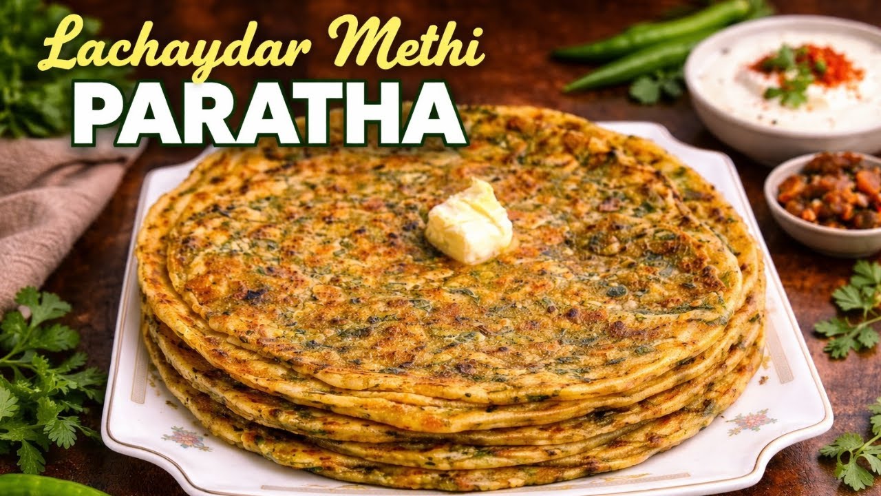Lachaydar Methi Paratha Recipe | Crispy and Soft | Ghar K Pakwan