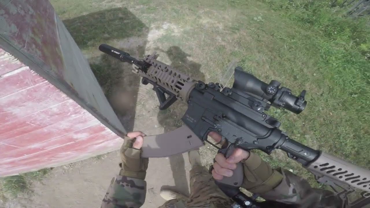 Intense Magfed Paintball POV Gameplay at Newcastle Outback