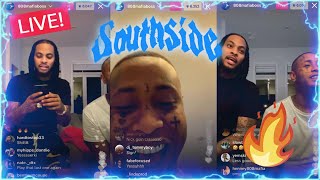 Southside Plays Hard Beats at the Crib with Waka Flocka 🔥