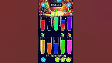 “Only 1% Can Solve Level 56 Perfectly! | Satisfying Color Puzzle #Shorts”