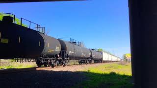 UP 5822 leads manifest train, Houston Texas 3/27/2022