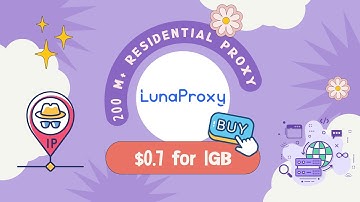 lunaproxy socks5/https private exclusive IP，200M+ residential proxy IP， free use