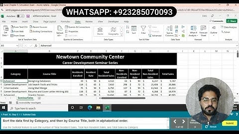 Excel Chapter 5 Simulation Exam | Chapter 5 Simulation Exam #ExcelSimulation #Chapter5 #ExcelHelp