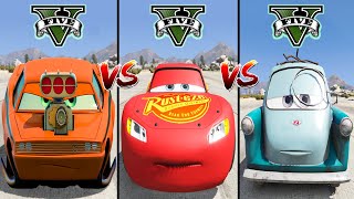 Lightning McQueen VS Snot Rod VS Professor Z in GTA 5 - which is best?