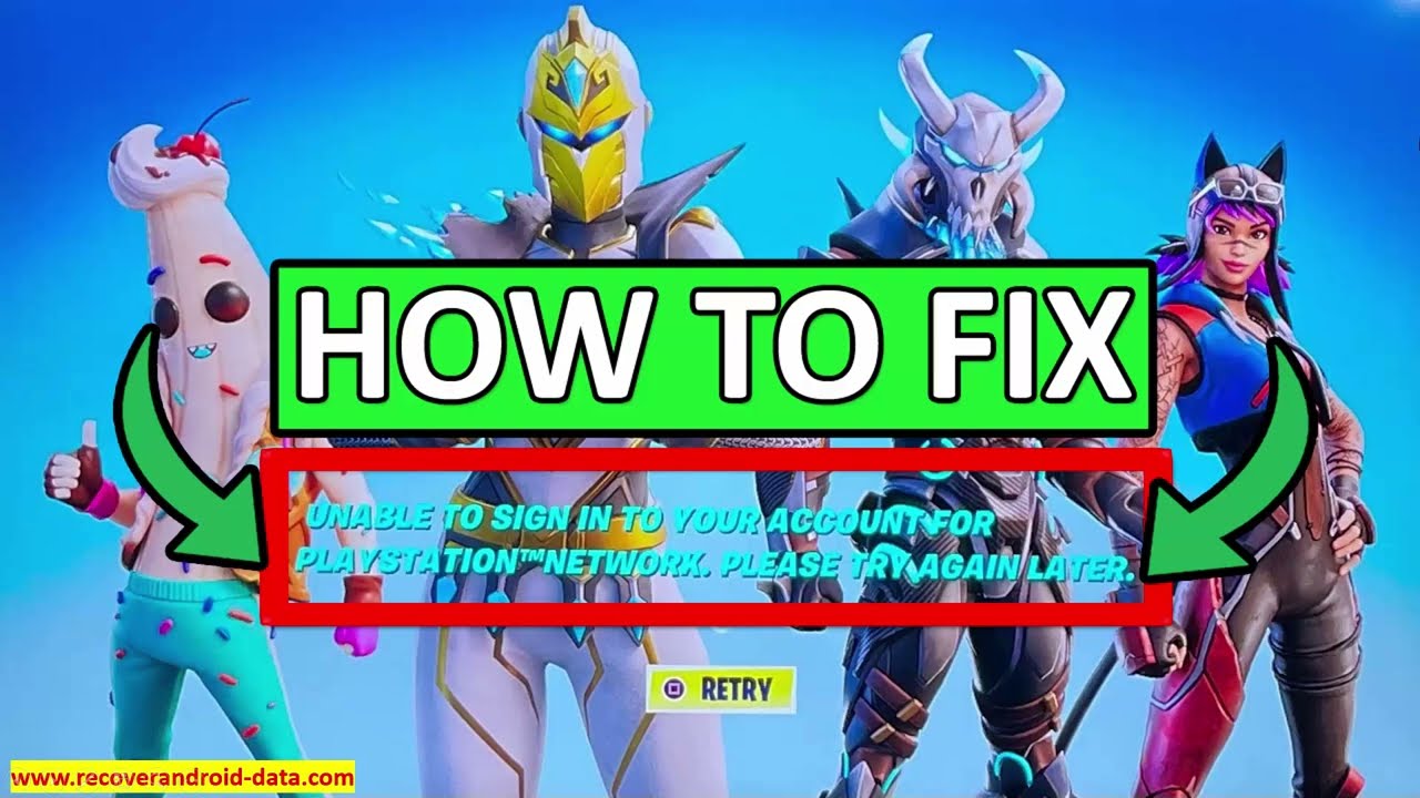 How to fix Fortnite 'Unable to sign in to PlayStation Network' error: 2021  guide