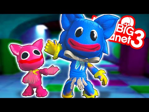 New Huggy Wuggy Costume With Kissy Missy Poppy Playtime Littlebigplanet 3 Ps5 Gameplay Epiclbptime You - Wither Storm Costume Diy