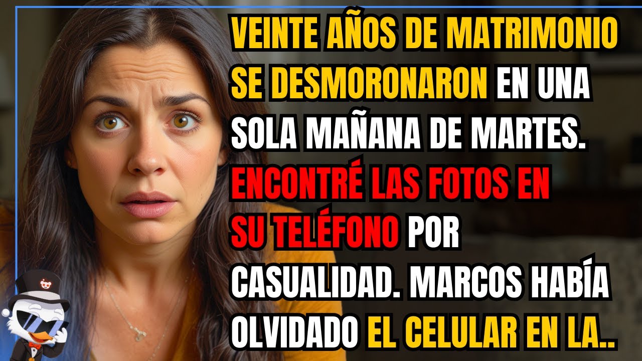 Veinte años de matrimonio se desmoronaron en una sola mañana de martes.