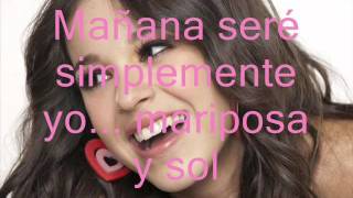 Video thumbnail of "mariposa y sol- letra"