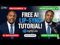 How to Lip Sync ANY Image or Video for FREE Using Sync.so