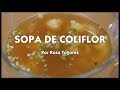 Sopa de coliflor - Receta Macrobiótica