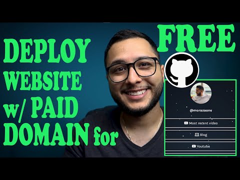 DEPLOY website for FREE with PAID domain (Github, Netlify, GoDaddy)
