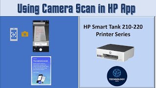 HP Smart Tank 210-220 Printer series : How to use Camera Scan with HP App to Scan a document