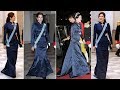 Crown Princess Mary Stunning in Navy Gown for the FOURTH Time at New Year&#39;s Reception