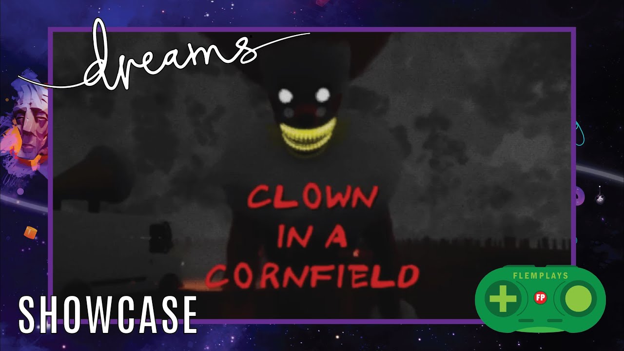 a clown in a cornfield a clown in a cornfield
