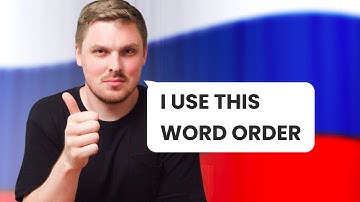 How NATIVES use WORD ORDER in Russian