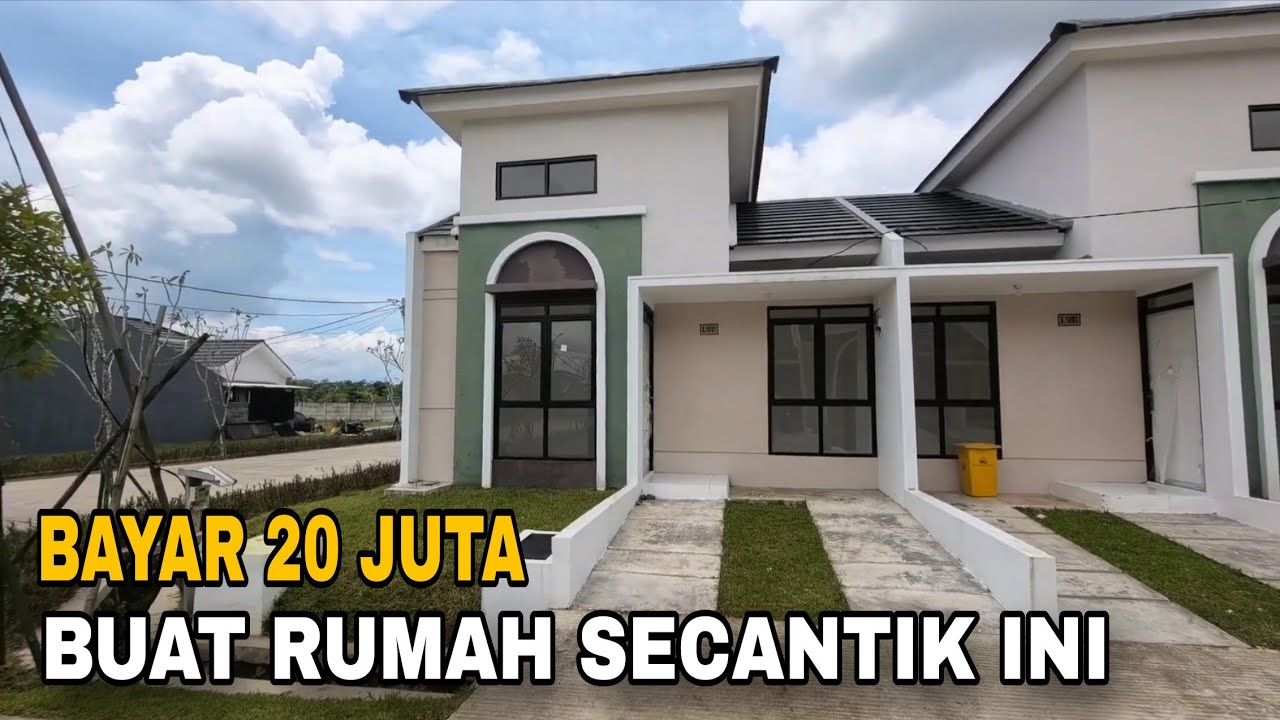 CUMAN BAYAR 20 JUTA LANGSUNG PUNYA RUMAH SECANTIK INI